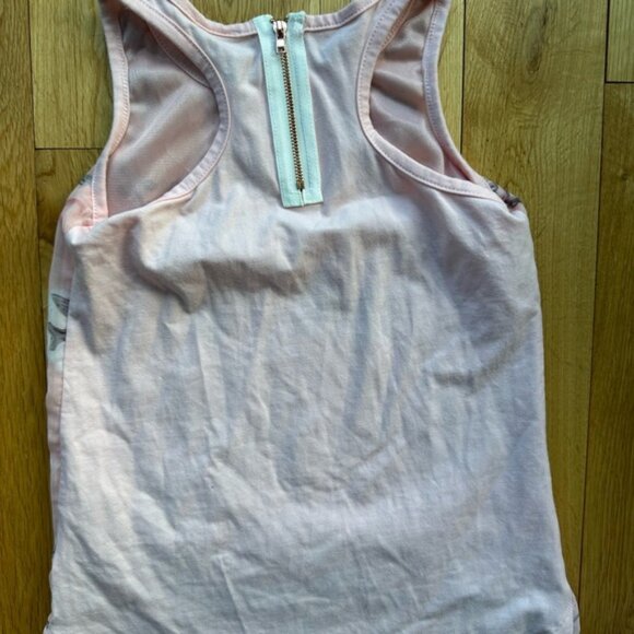 U Pink Boutique Sheer Tank Top Girls Outfit 6 Black Leggings Heart Locket Bows - Picture 5 of 8